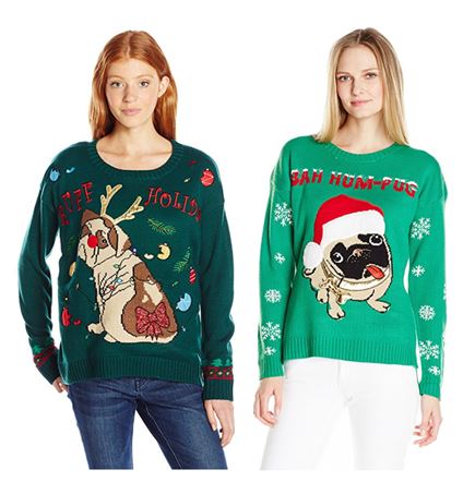 Ugly Christmas Sweaters Featuring Dogs 