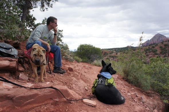 Taking a break in Sedona, AZ