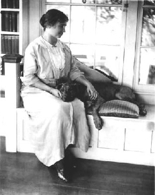 helen keller with her pitbull