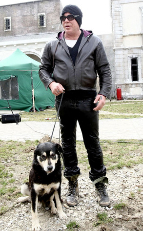 Mickey Rourke with Foxy