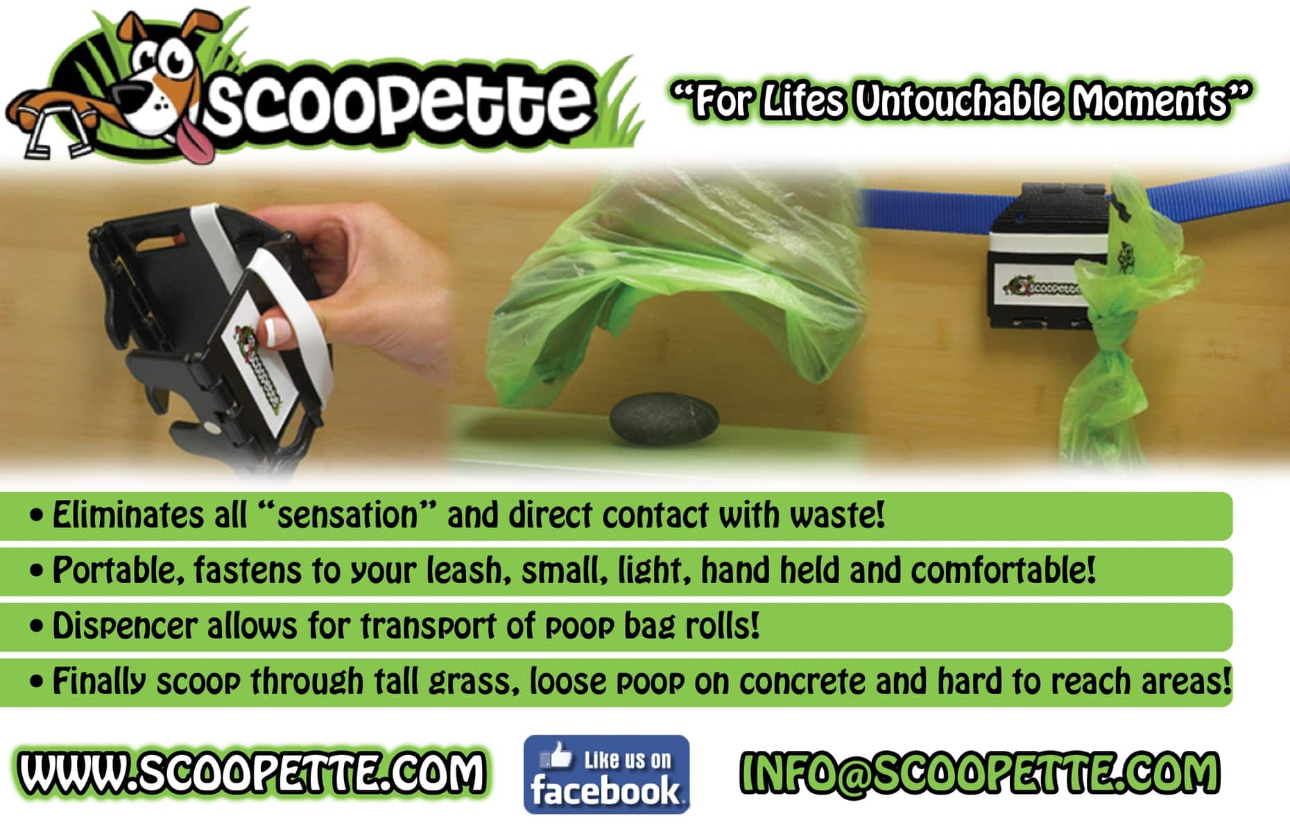 Scoop It Up with the Scoopette! LIFE WITH DOGS