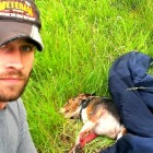 6.13.14 Army Vet Rescues Beagle Hit by Car Left to Die2