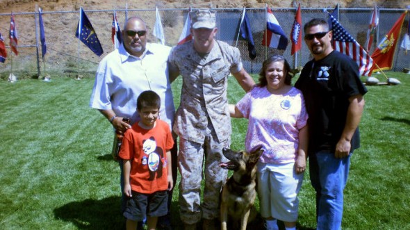 6.8.14 - Family of Deceased Marine Adopts Dog He Served With Overseas