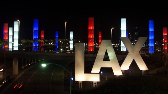 7.2.14 - Boxer Chews Through Kennel at LAX and Runs Across Runways