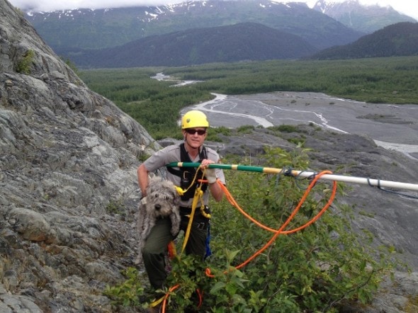 7.2.14 - Heroic Rescue of Dog Stuck on Cliff in Alaskan Park