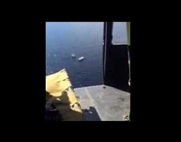 10.27.14 - Helicopter Squad Saves Man and Dog from Drowning in Lake Poinsett