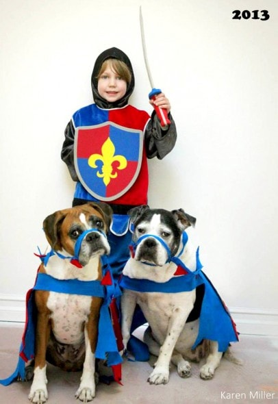 10.29.14 - Boy and Dog Dress in Matching Costumes Every Year5