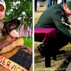 11.12.15 Military Service Held for Veteran Dog Killed by Bicyclist1