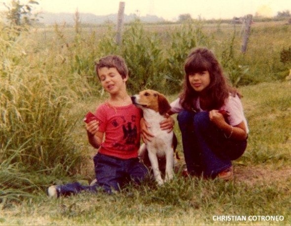 Sammy on the farm in Effingham, Ontario.