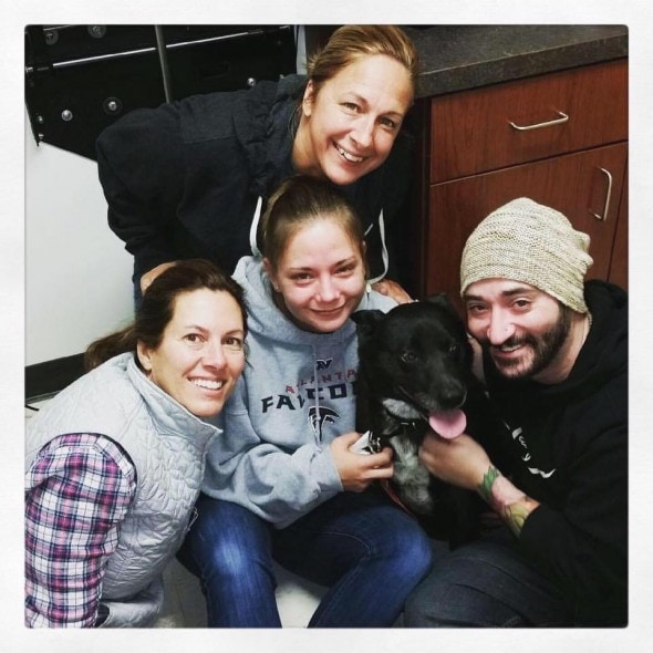 Bear reunited with his family after being lost for three years. Photo Credit: Stephanie Sparks