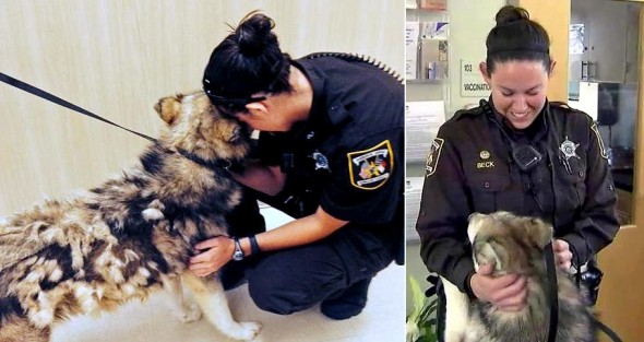 2.27.16 - Deputy Adopting the Dog She Rescued Sven Months Ago5