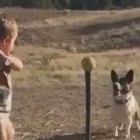 12.7.16 boy and his dog play ball