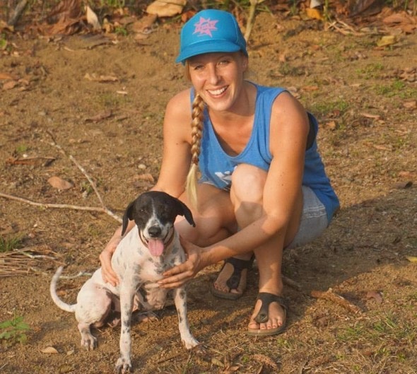 Lila renewed and pictured here with Osa Peninsula Founder, Janina Schan. Photo: Osa Peninsula Rescue 