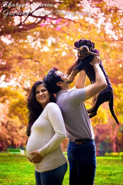 2.13.17 Pregnant Woman Told to Give Up Dogs Does Maternity Shoot With Them5