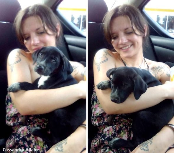 7.3.17 Woman Braves a Roaring Fire to Save Her Trapped Dog2a