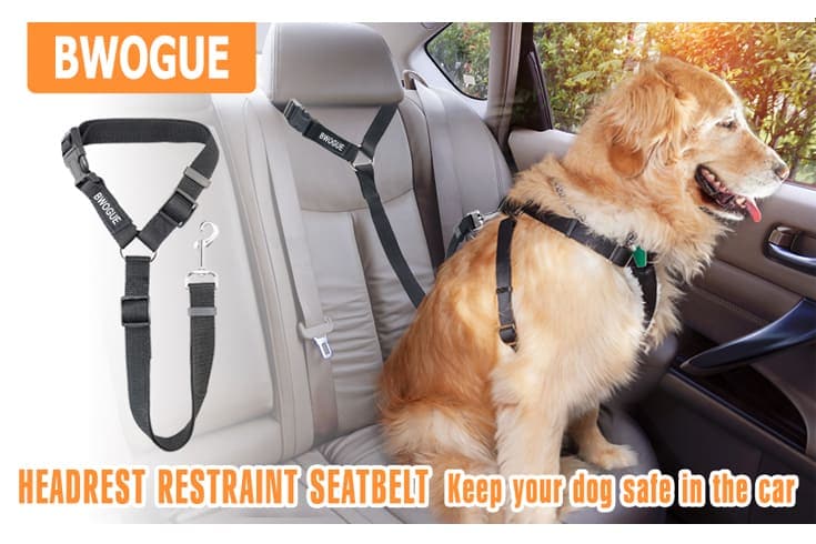 BWOGUE Pet Dog Cat Seat Belts harness